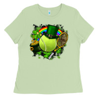 Matcha St. Patrick's Day Tennis Ladies Tee - FaDigitalArtStudio