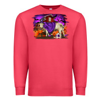 Cardinal Charolais Bull Halloween Premium Sweatshirt - RanaPortraitStore