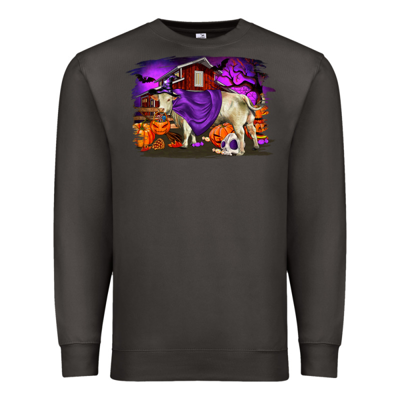 Charolais Bull Halloween Premium Sweatshirt by RanaPortraitStore | Teevron