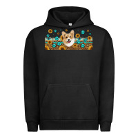 Pigment Black western corgi dog Urban Hoodie - Jasminsmagicworld
