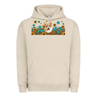 Pigment French Oak western corgi dog Urban Hoodie - Jasminsmagicworld