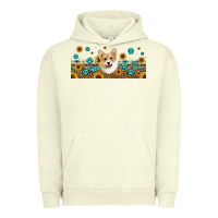 Pigment Pistachio western corgi dog Urban Hoodie - Jasminsmagicworld