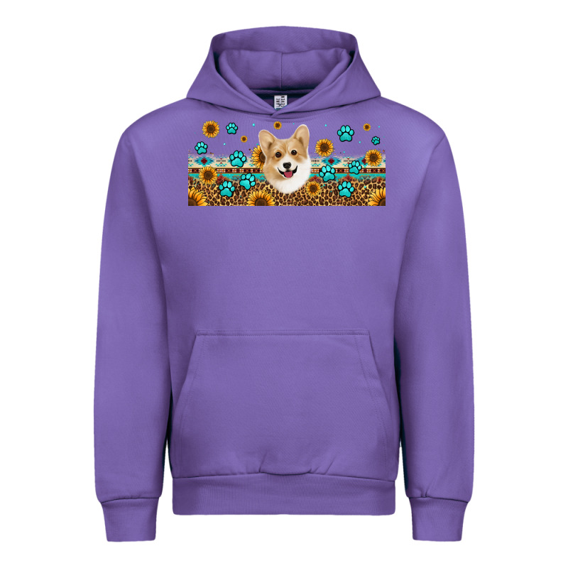 Western Corgi Dog Urban Hoodie by Jasminsmagicworld | Teevron