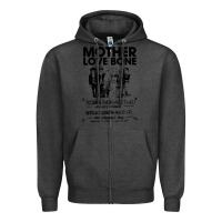 Charcoal Heather mother love bone Zipper Hoodie - artisFamous