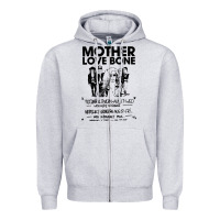Heather Grey mother love bone Zipper Hoodie - artisFamous