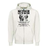 Oatmeal Heather mother love bone Zipper Hoodie - artisFamous