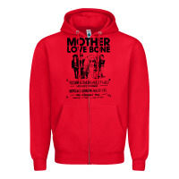 Red mother love bone Zipper Hoodie - artisFamous
