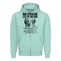 Seafoam mother love bone Zipper Hoodie - artisFamous