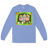 Colony Blue Oh how he loves us Easter Day Long Sleeve Tee - LillyAllenDesigns
