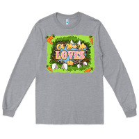 Heather Grey Oh how he loves us Easter Day Long Sleeve Tee - LillyAllenDesigns