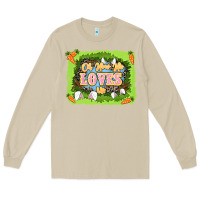 Mushroom Oh how he loves us Easter Day Long Sleeve Tee - LillyAllenDesigns