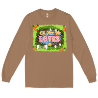 Toasted Coconut Oh how he loves us Easter Day Long Sleeve Tee - LillyAllenDesigns