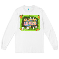 White Oh how he loves us Easter Day Long Sleeve Tee - LillyAllenDesigns