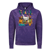 Cloud Purple Fall Vibes Chicken Vintage Hoodie - LillyAllenDesigns