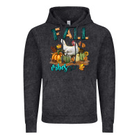 Vintage Black Fall Vibes Chicken Vintage Hoodie - LillyAllenDesigns
