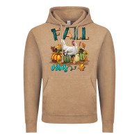 Vintage Coffee Fall Vibes Chicken Vintage Hoodie - LillyAllenDesigns
