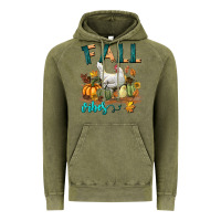 Vintage Olive Fall Vibes Chicken Vintage Hoodie - LillyAllenDesigns