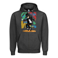Charcoal Heather michael jackson Zipper Hoodie - artisFamous
