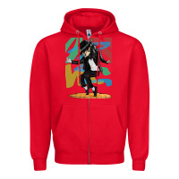Red michael jackson Zipper Hoodie - artisFamous