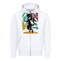 White michael jackson Zipper Hoodie - artisFamous