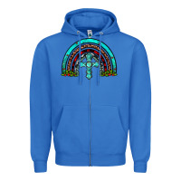 True Royal cross christmas rainbow Zipper Hoodie - JahusDesignShop