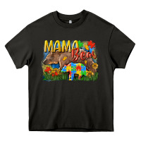 Asphalt Mama bear Autism Heavy Core Tee - CowGirlArtShop