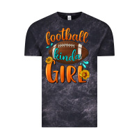 Cloud Black football kinda girl Vintage Tee - BundleAndBundleShop