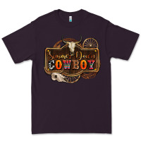 Plum simmer down cowboy olivia Premium Tee - OliviaCreatesArt