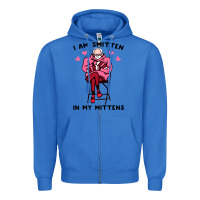 True Royal funny i am smitten in my mittens bernie Zipper Hoodie - artisFamous
