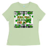 Matcha Irish today but please kiss me st. patricks day Ladies Tee - FaDigitalArtStudio