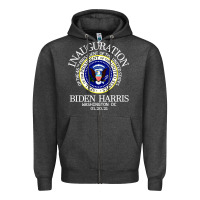 Charcoal Heather inauguration day Zipper Hoodie - artisFamous