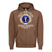 Chestnut inauguration day Zipper Hoodie - artisFamous
