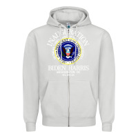 Dove Grey inauguration day Zipper Hoodie - artisFamous
