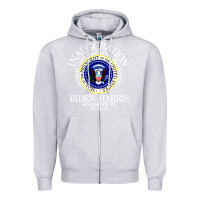 Heather Grey inauguration day Zipper Hoodie - artisFamous