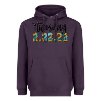 Plum Twosday Heavyweight Hoodie - RanaPortraitStore