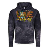 Cloud Black Love Camping Vintage Hoodie - CowhideDigitalArt