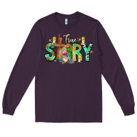 Plum True Story Long Sleeve Tee - CowhideDigitalArt
