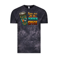 Cloud Black watercolor give me all the pumpkin spice Vintage Tee - RanaPortraitStore