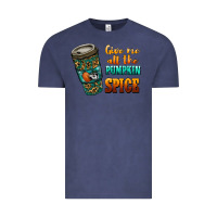 Vintage Denim watercolor give me all the pumpkin spice Vintage Tee - RanaPortraitStore