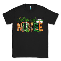 Black One lucky Nurse with elements St. Patricks Day Classic Tee - HowdyJamesFarm