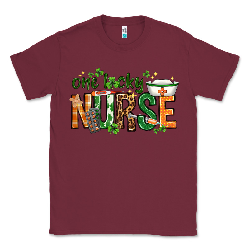 One Lucky Nurse With Elements St. Patricks Day Classic Tee by HowdyJamesFarm | Teevron