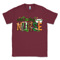 Burgundy One lucky Nurse with elements St. Patricks Day Classic Tee - HowdyJamesFarm