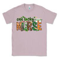 Lilac One lucky Nurse with elements St. Patricks Day Classic Tee - HowdyJamesFarm