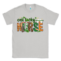 Moon Dust One lucky Nurse with elements St. Patricks Day Classic Tee - HowdyJamesFarm