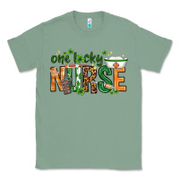 Sage One lucky Nurse with elements St. Patricks Day Classic Tee - HowdyJamesFarm