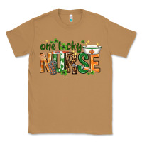 Toasted Coconut One lucky Nurse with elements St. Patricks Day Classic Tee - HowdyJamesFarm