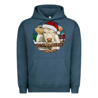 Charolais Cow Christmas Urban Hoodie | Teevron