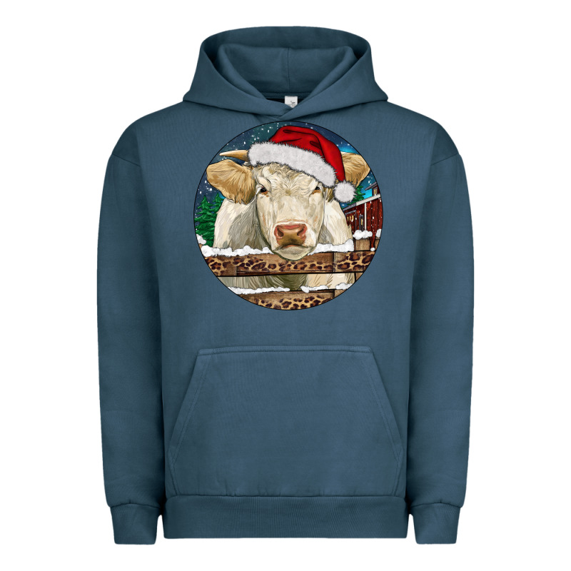 Charolais Cow Christmas Urban Hoodie by RanaPortraitStore | Teevron