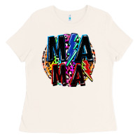 Bone Mama lightning bolts Mother's Day Ladies Tee - FaDigitalArtStudio
