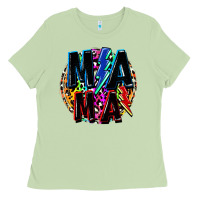 Matcha Mama lightning bolts Mother's Day Ladies Tee - FaDigitalArtStudio